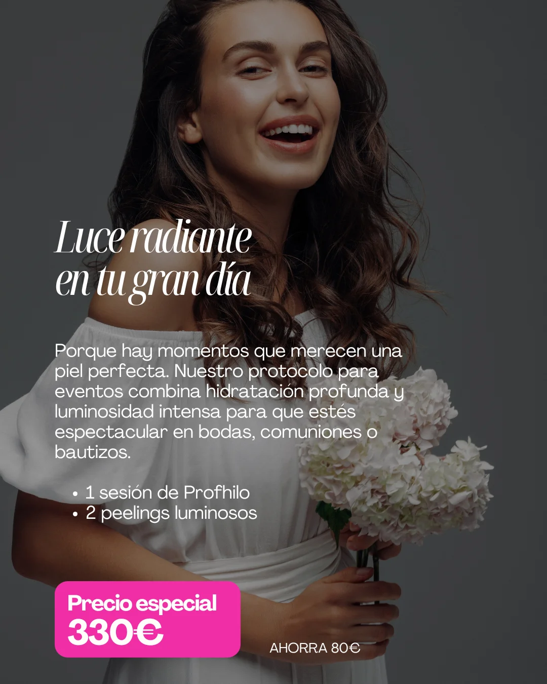 LUCE RADIANTE EN TU GRAN DÍA